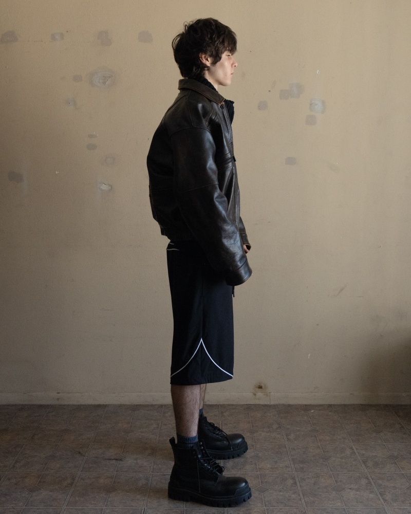 VINTAGE LEATHER BOMBER