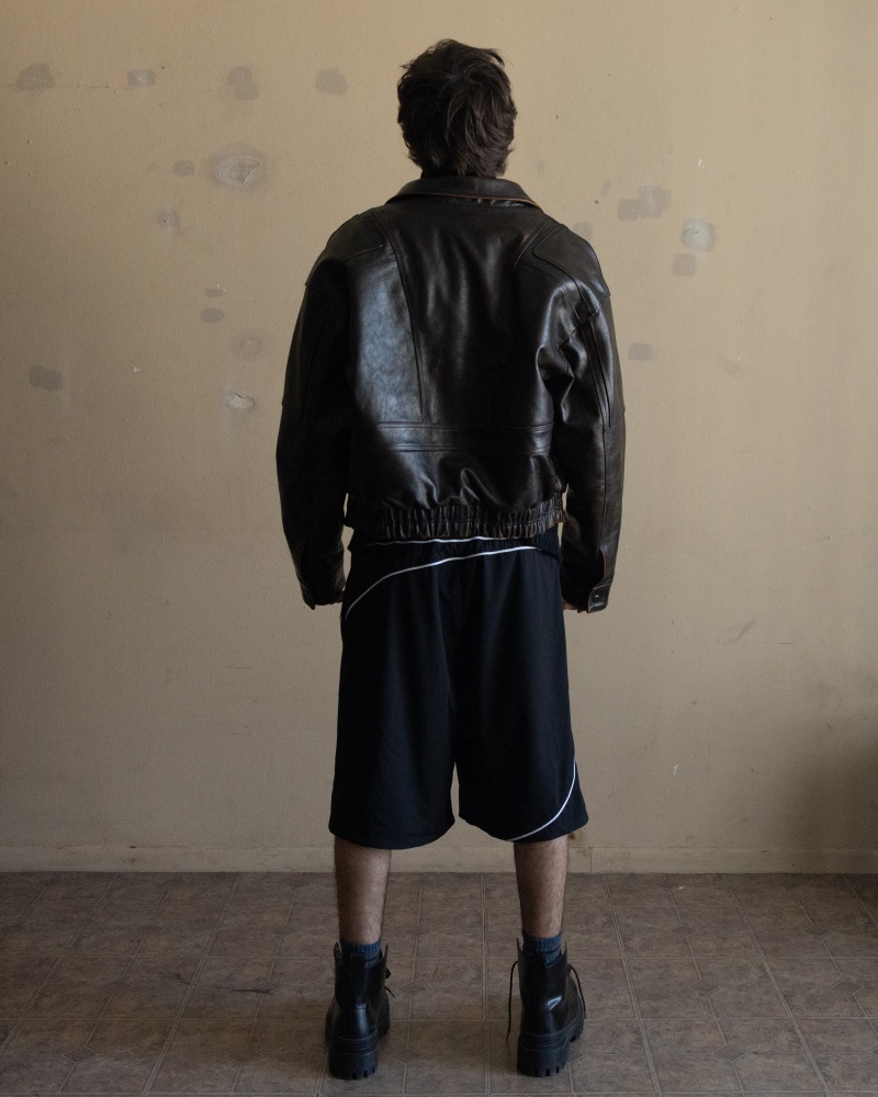 VINTAGE LEATHER BOMBER