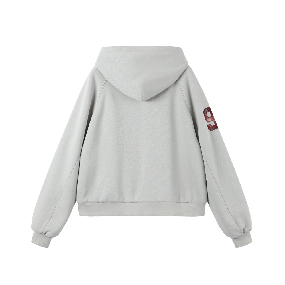 MEDAL LEOPARD DOUBLE LAYERED HOODIE