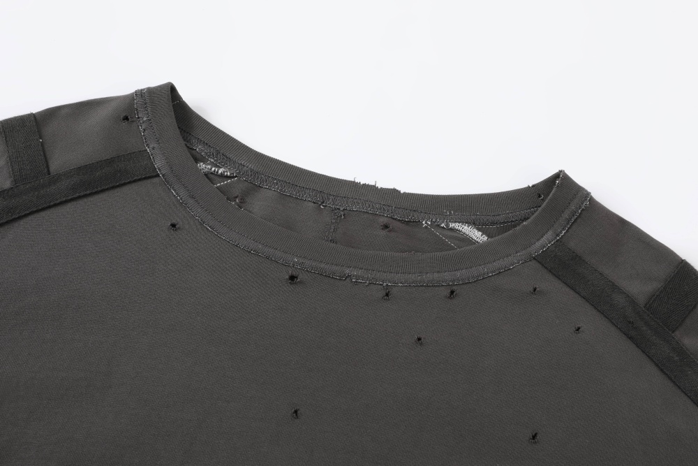 WEBBING CROPPED TSHIRT
