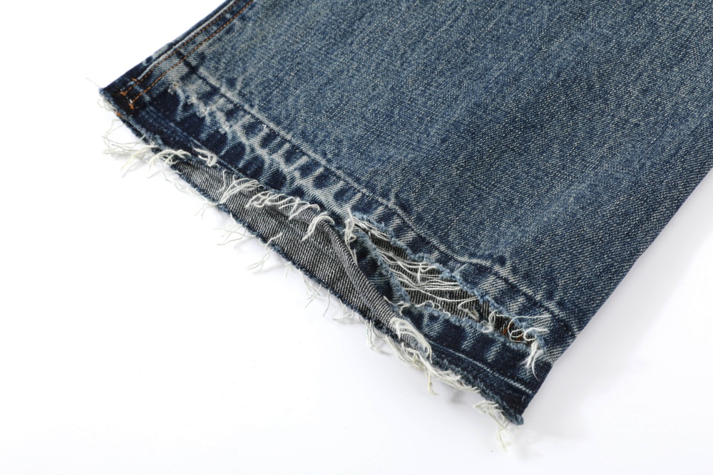 COW PRINT FUR JEANS