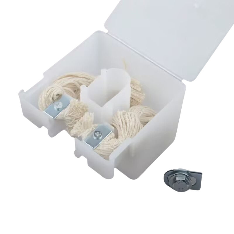 Universal Elevator Oil Lubricator for Cabin Counterweight Rails - Square Plastic Cup for Precise Lubrication