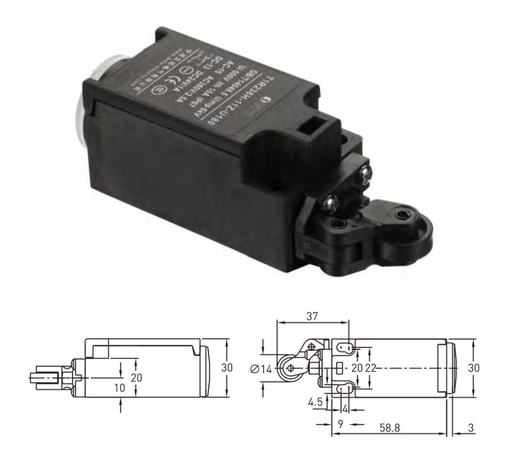 Limit Switch with Extended Life Contacts for Enhanced Durability