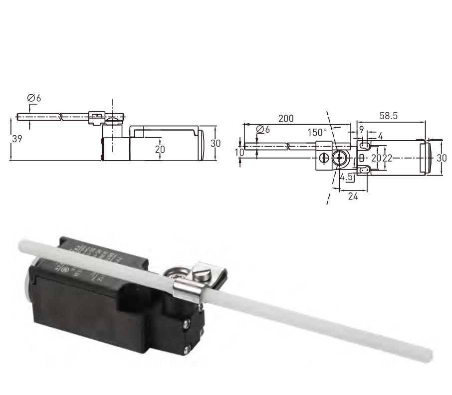 Hygienic and Durable Limit Switch