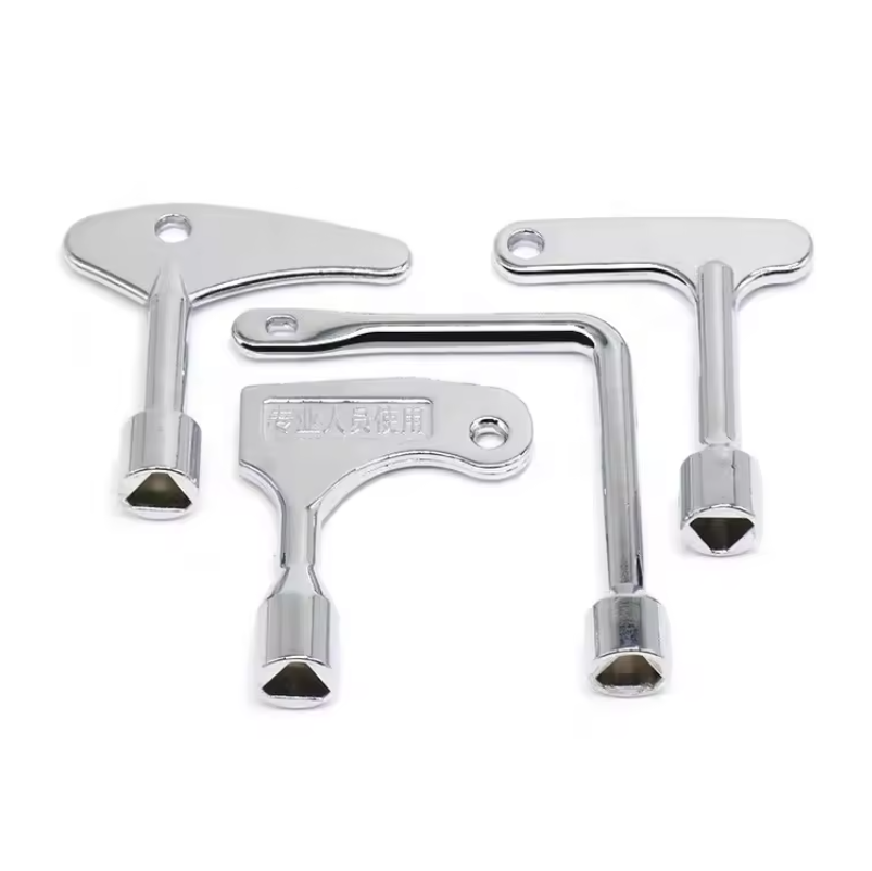 Triangle Key  Precision Machined for Secure Lock Opening