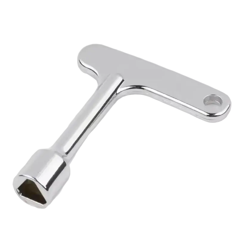 Triangle Key  Precision Machined for Secure Lock Opening