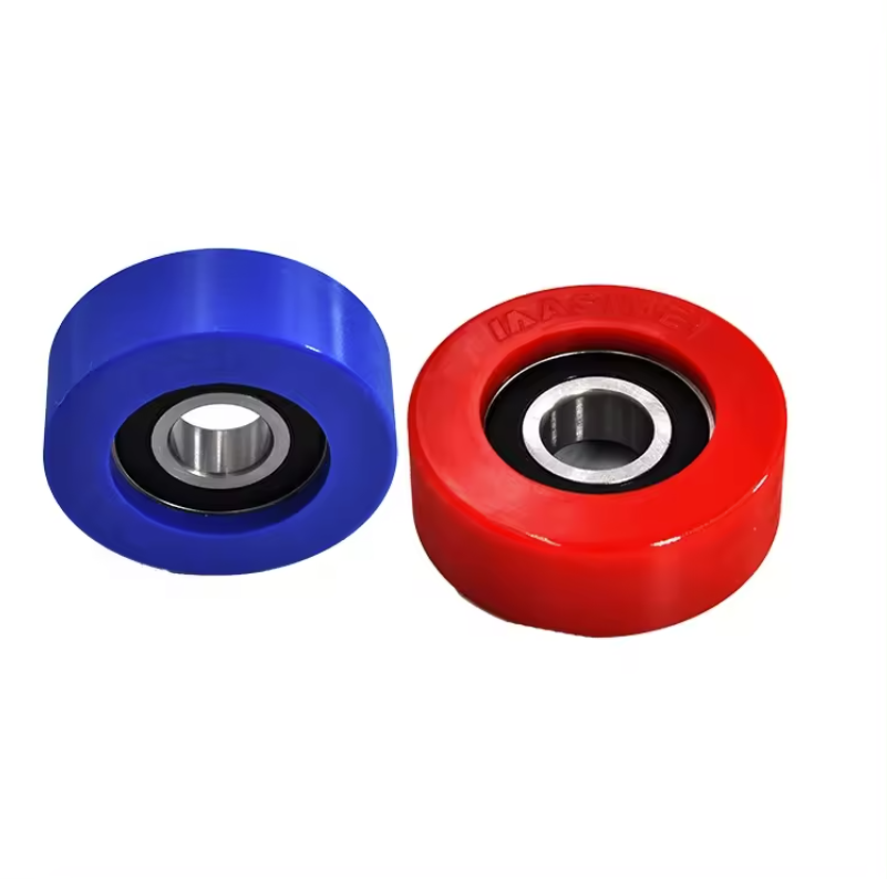 Polyurethane Wheel Rubber Coated Bearing Roller PU Rubber Wheel Rubber Coated Wheel