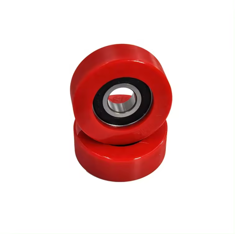 Polyurethane Wheel Rubber Coated Bearing Roller PU Rubber Wheel Rubber Coated Wheel