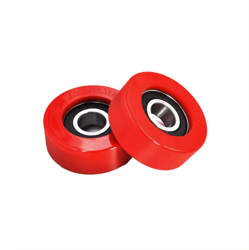 Polyurethane Wheel Rubber Coated Bearing Roller PU Rubber Wheel Rubber Coated Wheel