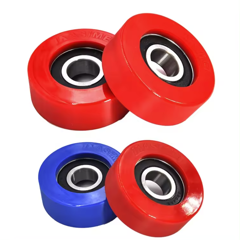 Polyurethane Wheel Rubber Coated Bearing Roller PU Rubber Wheel Rubber Coated Wheel
