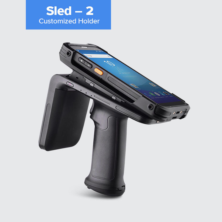 Chainway R6 Bluetooth UHF RFID スレッド リーダーは Android スマートフォン アプリで制御されます