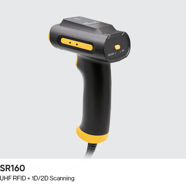 Đầu đọc RFID Chainway HID USB UHF với máy quét mã vạch 2D Zebra