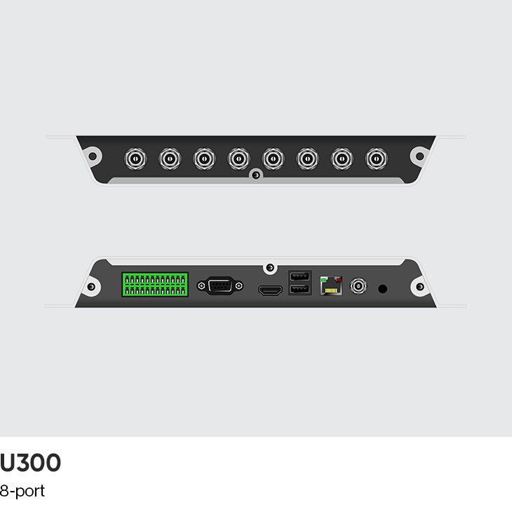 Chainway U300 8 портов Android 11 UHF Стационарный RFID-считыватель