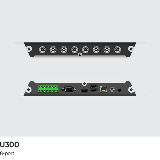 Chainway U300 8 портов Android 11 UHF Стационарный RFID-считыватель