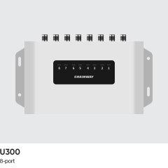 Chainway U300 8 портов Android 11 UHF Стационарный RFID-считыватель