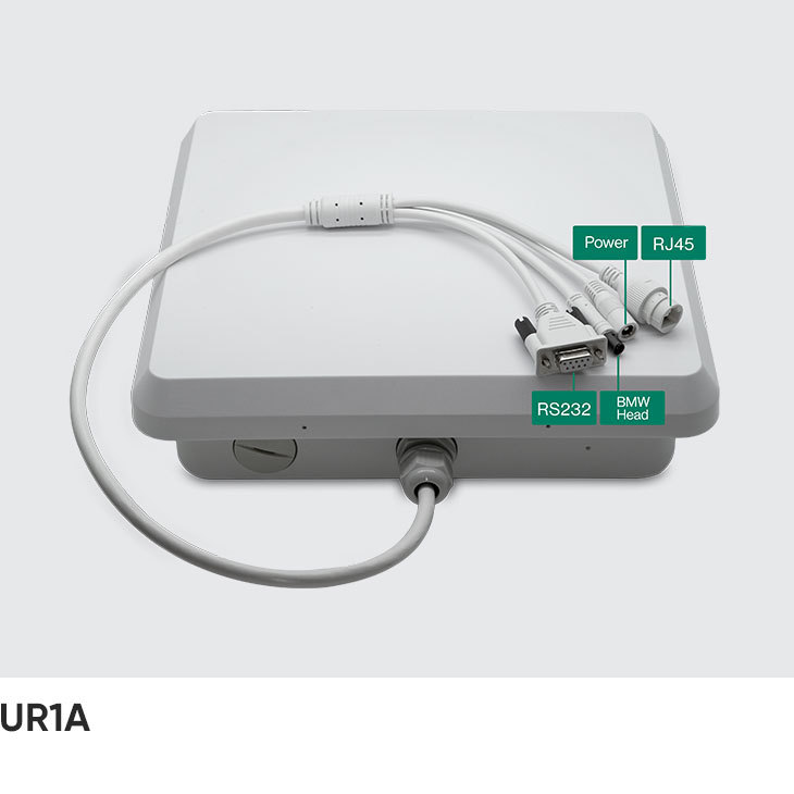 Chainway UR1A เครื่องอ่าน RFID UHF แบบบูรณาการ Android สำหรับการควบคุมการเข้าถึงยานพาหนะ
