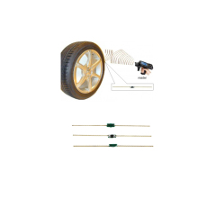 860-960 MHz Langstrecken-RFID-Passiv-Monza R6-UHF-RFID-LKW-Reifen-Patch-Tag