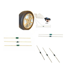 860-960 MHz Langstrecken-RFID-Passiv-Monza R6-UHF-RFID-LKW-Reifen-Patch-Tag