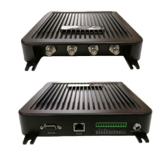 4 ports UHF RFID fixed reader with Impinj reader chip E710 support MQTT
