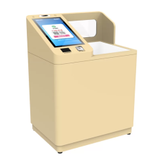 UHF RFID smart self checkout POS table machine with windows computer, QR code reader and RFID reader module