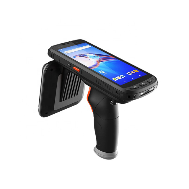 BX6100 Android 10 long distance handheld uhf rfid reader with 9000mah large capacity rechargable battery