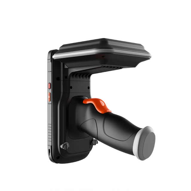 BX6100 Android 10 long distance handheld uhf rfid reader with 9000mah large capacity rechargable battery