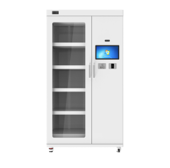 Rayfine RFID Company sell UHF RFID refrigerated smart cabinet for asset inventory