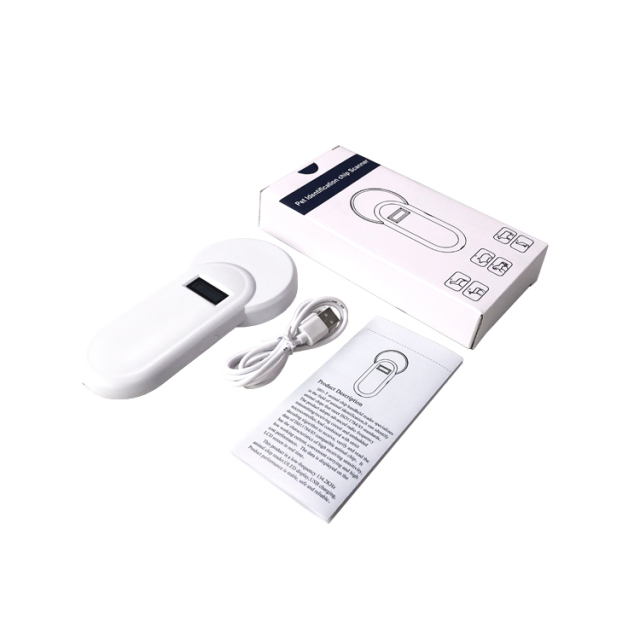 LF 134 kHz Passive RFID Readers with display for Animals reading EMID/FDX-B tag