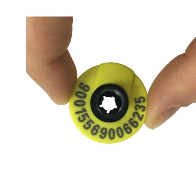 Rayfine RFID supply 134.2KHz LF RFID animal ear tag with EM4305 protocol ISO11784/ISO11785