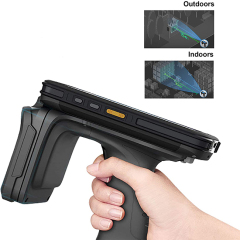 Android 13 systems terminal mobile long distance UHF RFID Handheld reader for laundry/warehouse/animal tracking