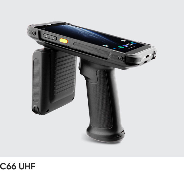 Chainway C66 UHF RFID handheld reader used in garment manufacturer in Fashion