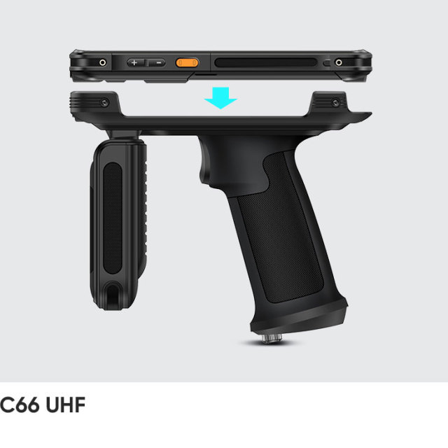 Chainway C66 UHF RFID handheld reader used in garment manufacturer in Fashion