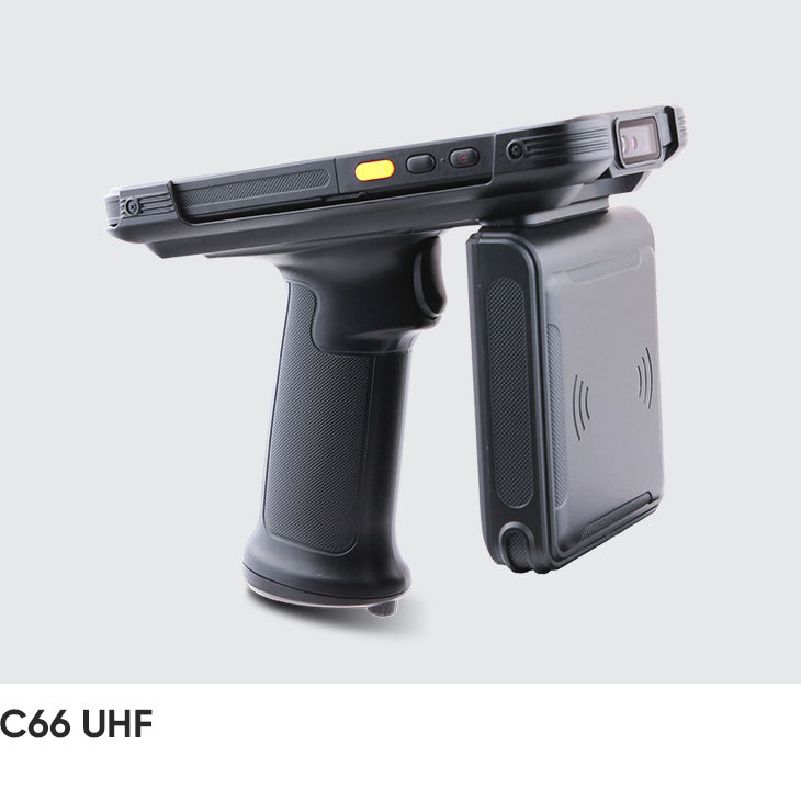 Chainway C66 UHF RFID handheld reader used in garment manufacturer in Fashion