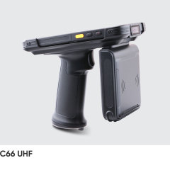 Chainway C66 UHF RFID handheld reader used in garment manufacturer in Fashion