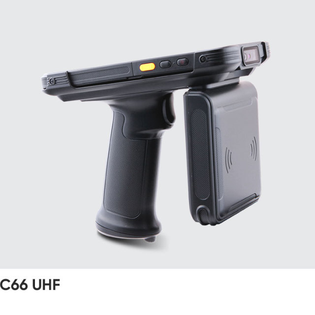 Chainway C66 UHF RFID handheld reader used in garment manufacturer in Fashion