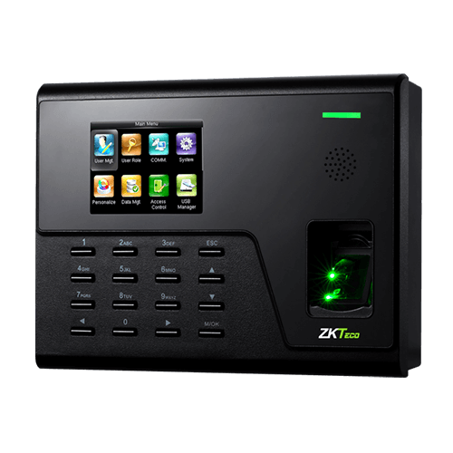ZK UA760 2.8-inch color screen biometric fingerprint terminal for Time & Attendance