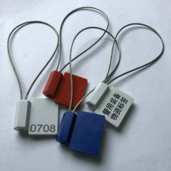 Long range reading UHF RFID lead seal tag for truck container tracking