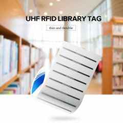 Africa University Library use 115*6mm NXP ucode 8/9 chip UHF RFID label tag hidden in book for inventory and access control