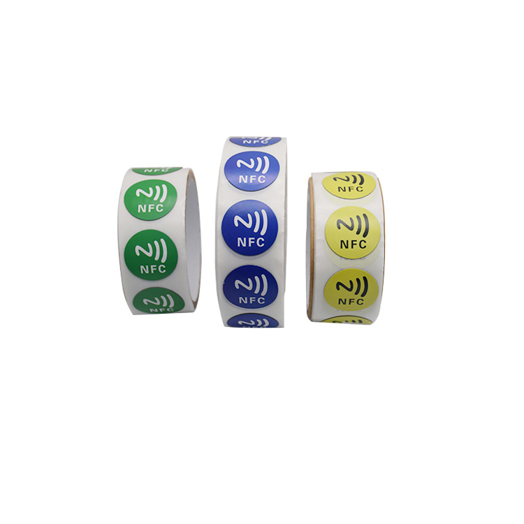 Factory HF 30*15mm Rewritable Passive Custom Printable Rfid Label F08 Nfc RFID 13.56 mhz MIFARE 1K Asset Sticker