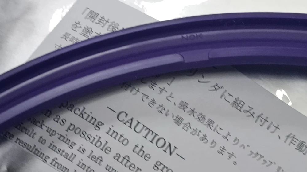 Original NOK Rod Seal HBY200 221 7.7 8 High Pressure Rubber Oil Seal Piston Rod Ring FQ0830F0 Fit For Reciprocating Motion