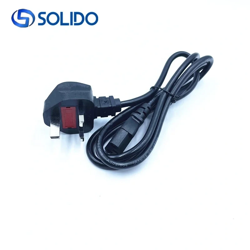 Factory Price 1.5 meter length UK Use battery charger power plug