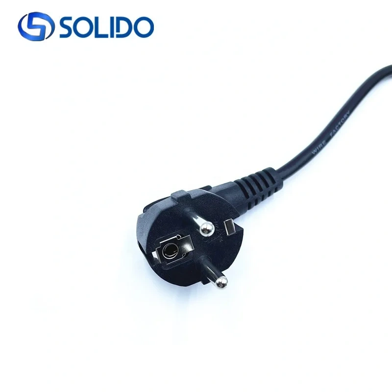 Top quality 1.5 meter length European Union Use battery charger power plug
