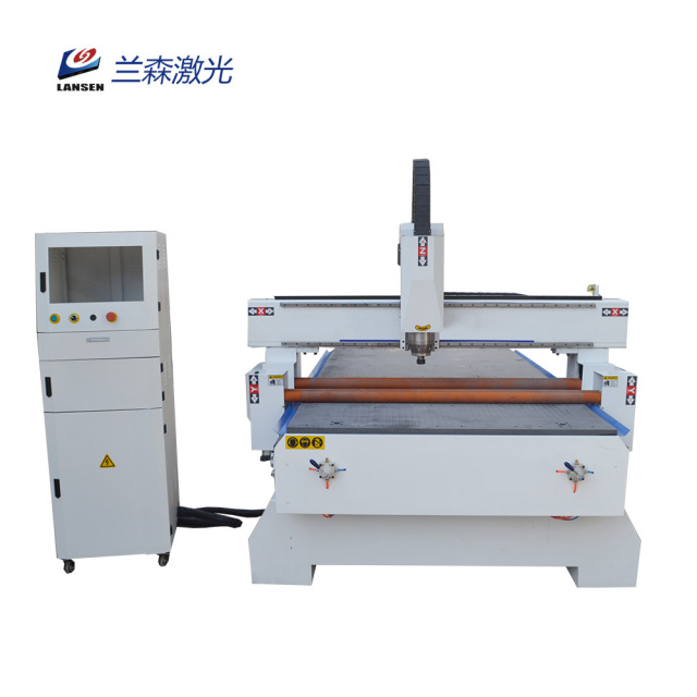 LSW 1325 Wood Cnc router with roller for wood plate cutting machine