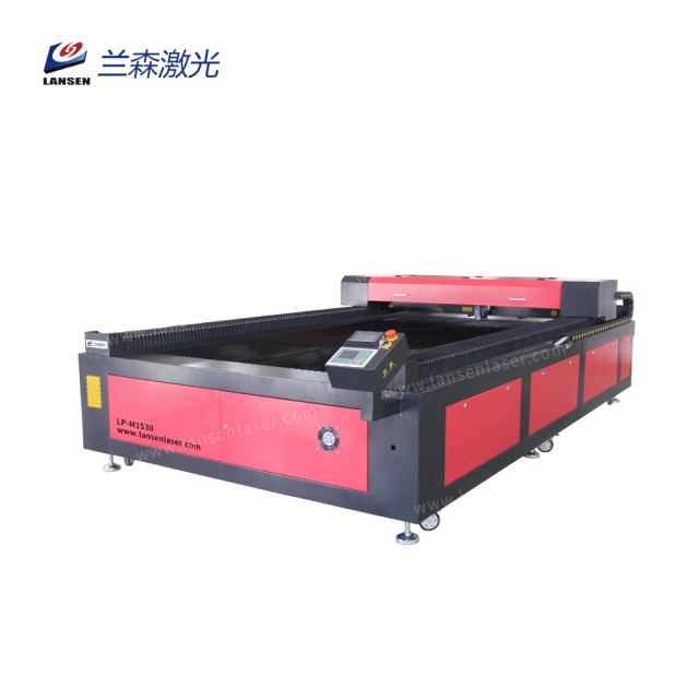 LP-M1530 Mixed metal nonmetal co2 laser engraving cutting machine