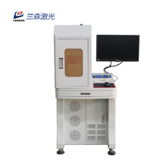 Desktop fiber laser marking machine with protection cover
