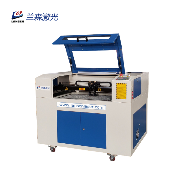LFC4060 Co2&fiber 2 head laser engraving cutting machine