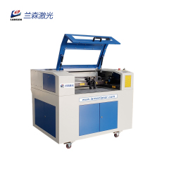 LFC4060 Co2&fiber 2 head laser engraving cutting machine