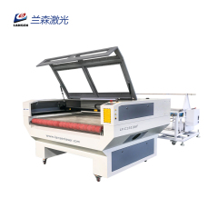LP-C1610AF AUTO Feed co2 laser cutting machine for leather fabric cut