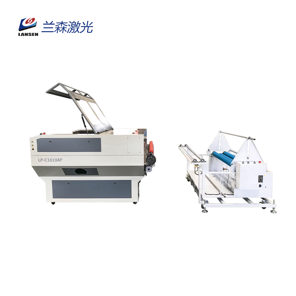 LP-C1610AF AUTO Feed co2 laser cutting machine for leather fabric cut