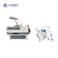 LP-C1610AF AUTO Feed co2 laser cutting machine for leather fabric cut